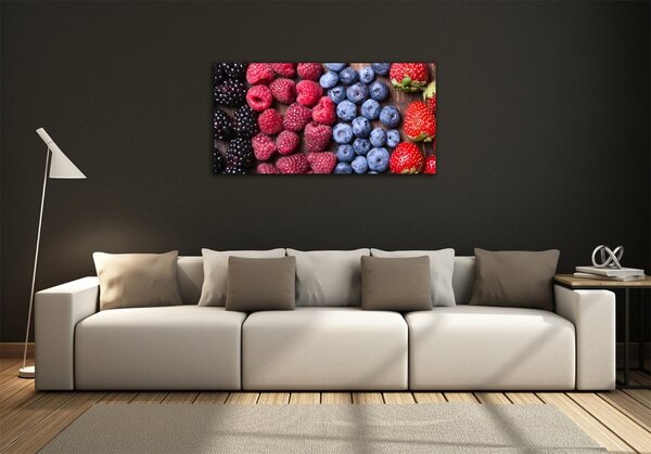 Fotografie imprimată pe sticlă fructe de padure
