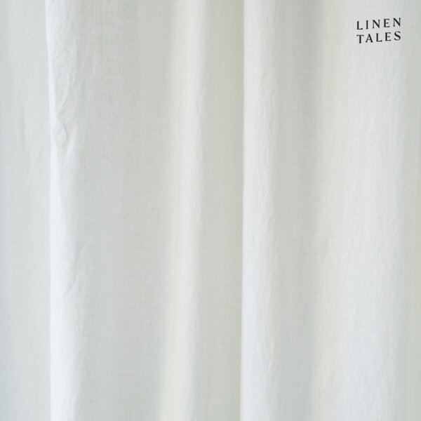 Draperie subțire cu bucle de prindere Linen Tales Daytime, 250 x 130 cm, bej