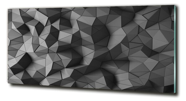 Tablou pe pe sticlă abstract 3D