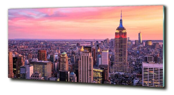 Tablou Printat Pe Sticlă New York West