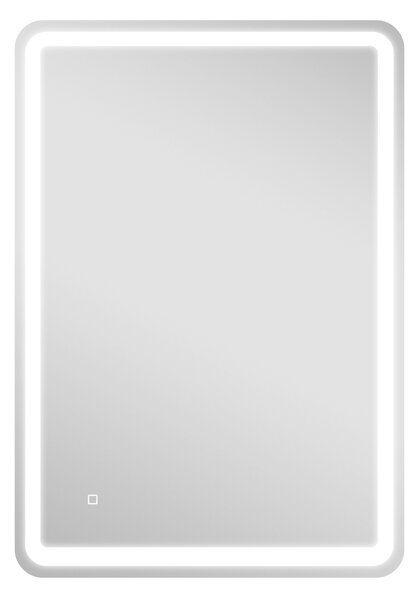 Kleankin Oglinda pentru Baie cu Lumini LED, 70x 4 x 100cm, Argintiu | Aosom Romania