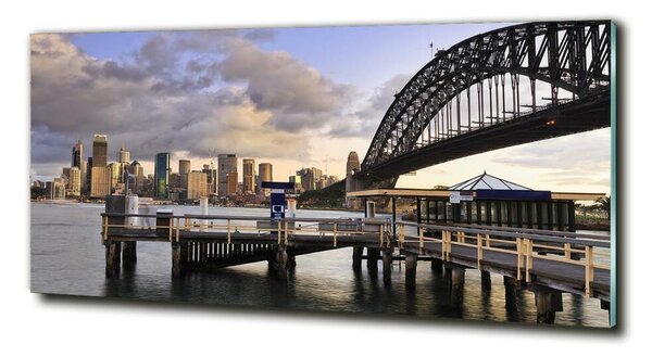 Tablou Printat Pe Sticlă Podul din Sydney