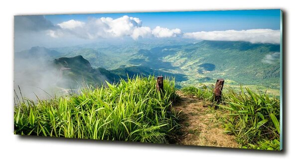 Tablou din Sticlă Trail la partea de sus