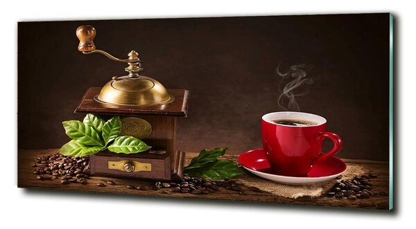Tablou din Sticlă Cafea si polizor