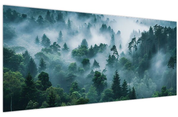 Tablou - Pădure în Ceață (120x50 cm)