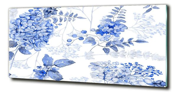 Tablou Printat Pe Sticlă model floral