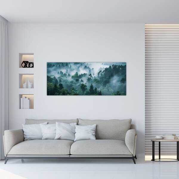 Tablou - Pădure în Ceață (120x50 cm)