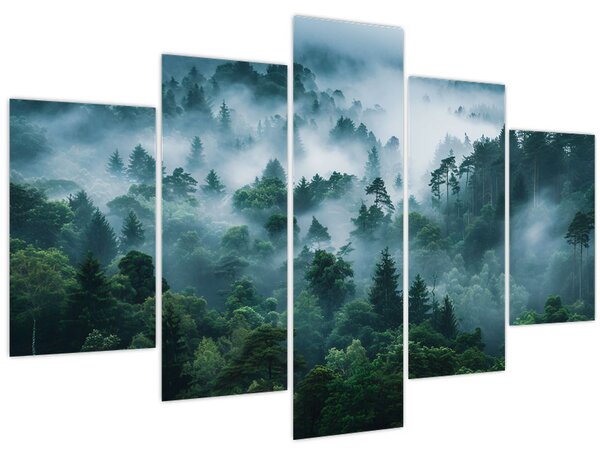 Tablou - Pădure în Ceață (150x105 cm)