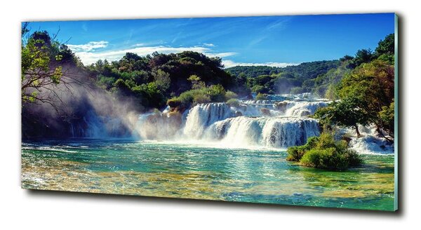 Tablou pe pe sticlă Cascadele Krka