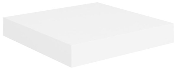 Raft de perete suspendat, alb, 23x23,5x3,8 cm, MDF
