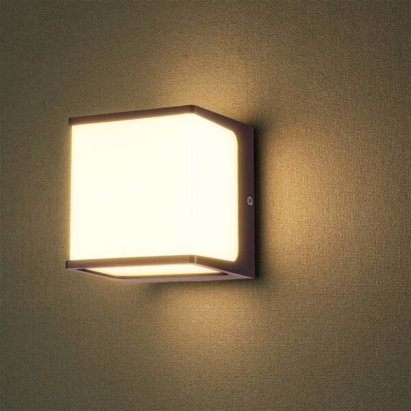 Aplică LED de exterior LED/8W/230V IP65 4000K maro