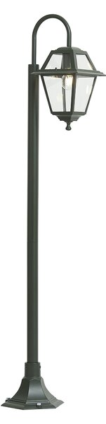 Felinar clasic de exterior verde închis 135cm IP44 - Berta