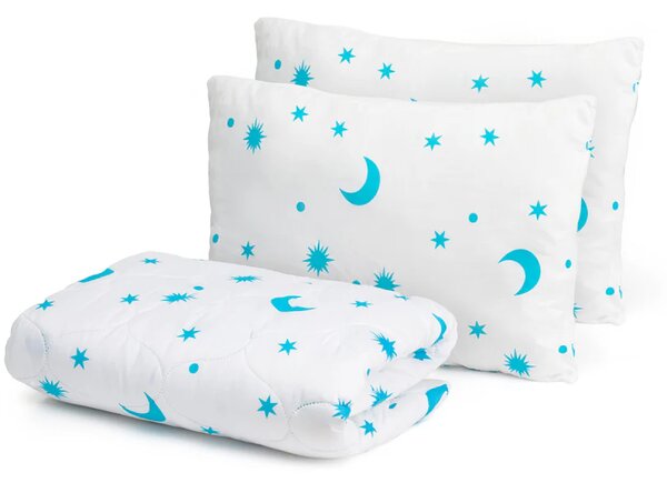 Set Eco Pilota Imprimata 200x220 Cm +2 Perne 50x70 Cm