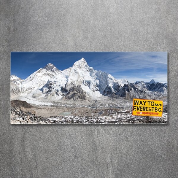 Imagine de sticlă muntele Everest
