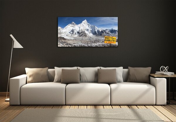 Imagine de sticlă muntele Everest