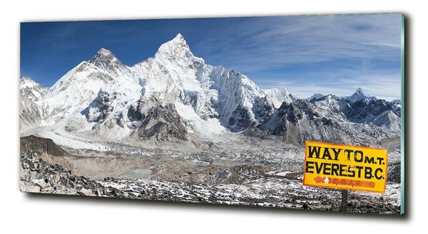 Imagine de sticlă muntele Everest