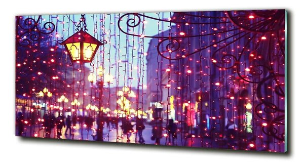 Fotografie imprimată pe sticlă Lumini în