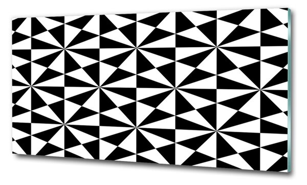Tablou sticlă fundal geometrică