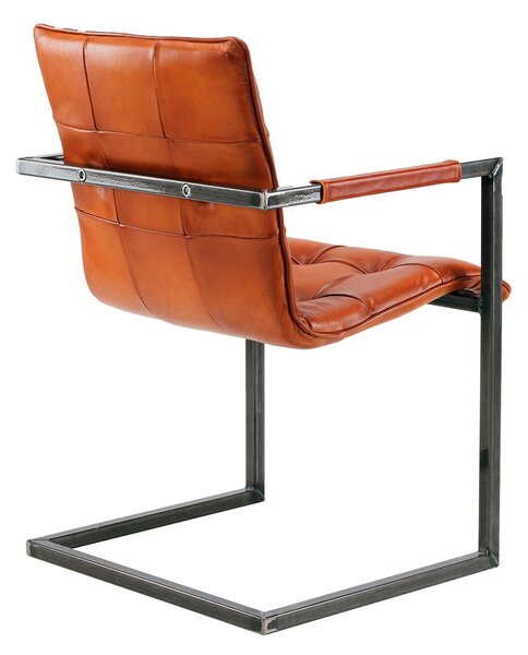 Scaun din piele Nomad Mesh DarkBrown