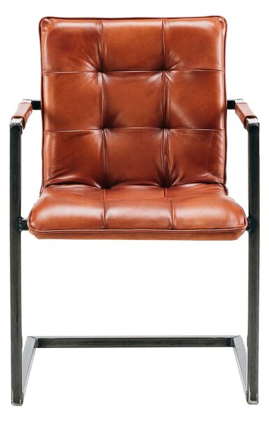 Scaun din piele Nomad Mesh DarkBrown