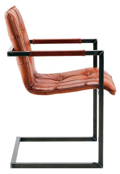 Scaun din piele Nomad Mesh DarkBrown