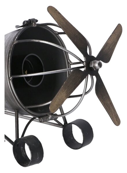 Lampa de masa Stil Industrial Avion h 23 cm