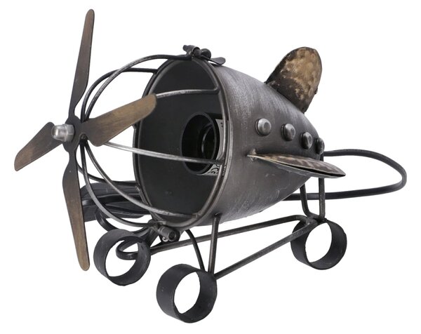 Lampa de masa Stil Industrial Avion h 23 cm