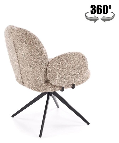 Scaun pivotant K568 bej