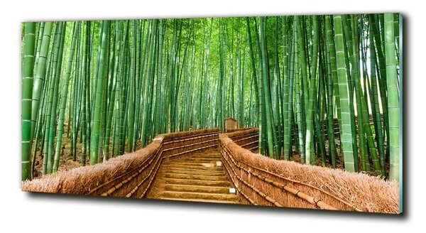 Imagine de sticlă pădure de bambus