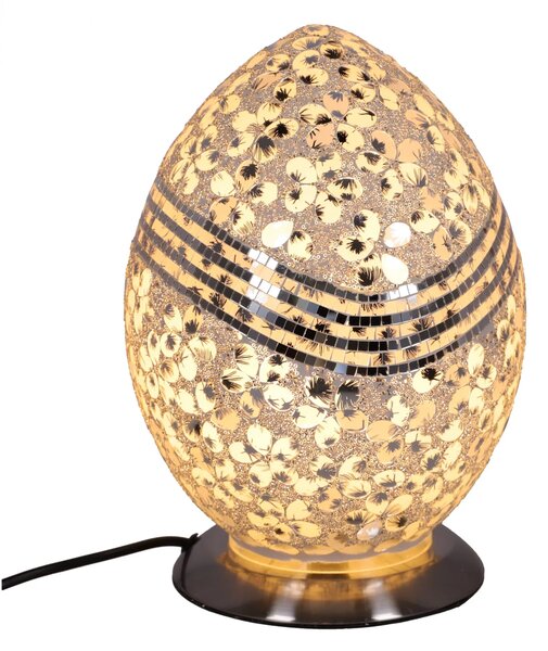 Lampa de masa Mozaic Silver h 31,5 cm