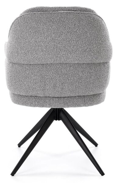 Scaun pivotant K570 gri, bouclé