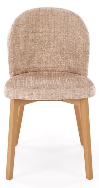 Scaun de dining Basso bej/stejar natural