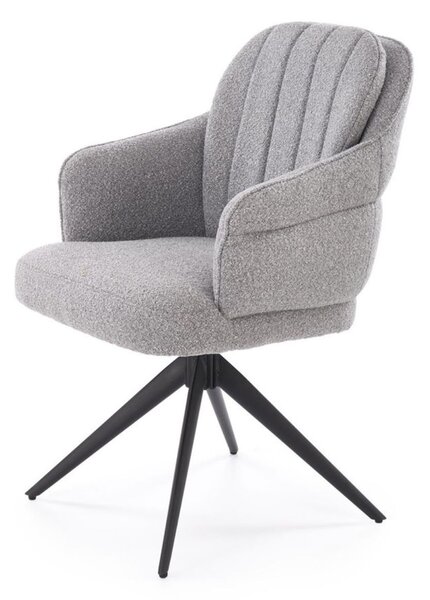 Scaun pivotant K570 gri, bouclé