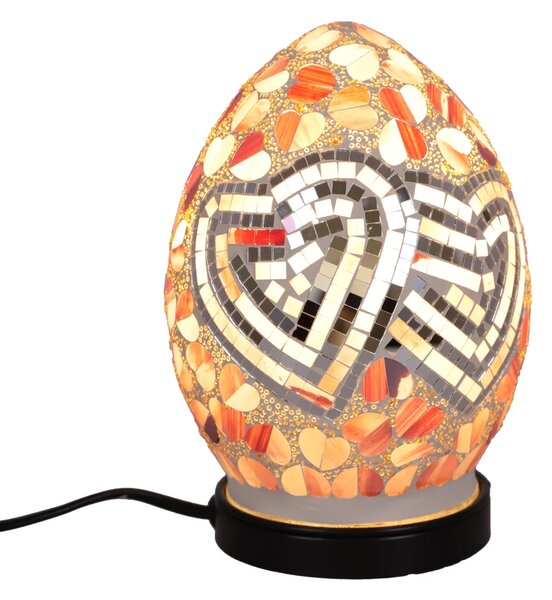 Lampa de masa Mozaic Cuore h 21,5 cm