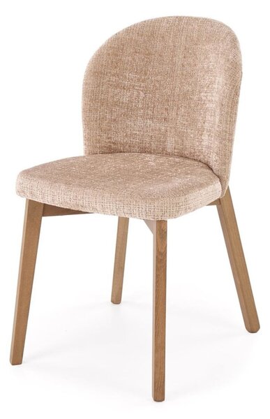 Scaun de dining Basso bej/nuc deschis