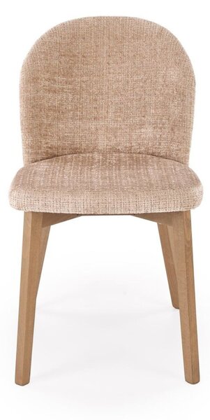 Scaun de dining Basso bej/nuc deschis