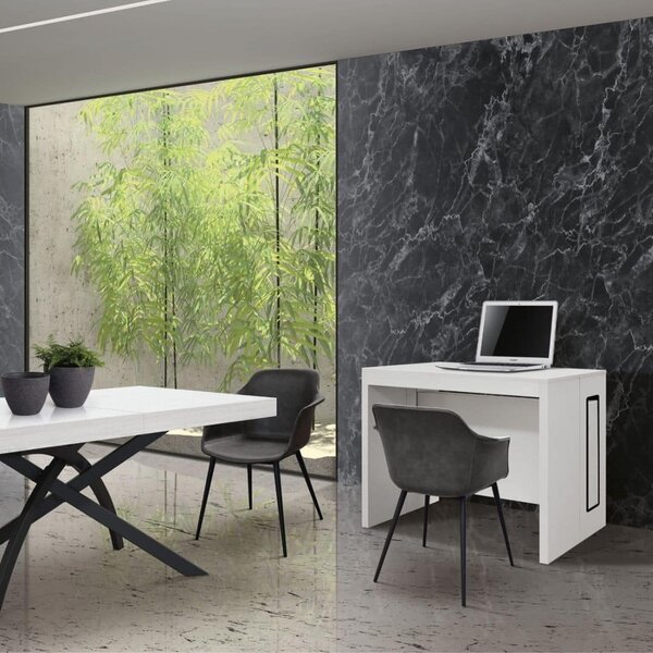 Consola extensibila tip masa Marina - GRI CIMENT - 295 cm/90cm - 12