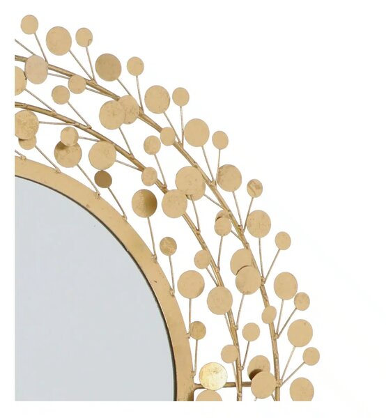 Oglinda Leaf metalica ⌀ 78 cm