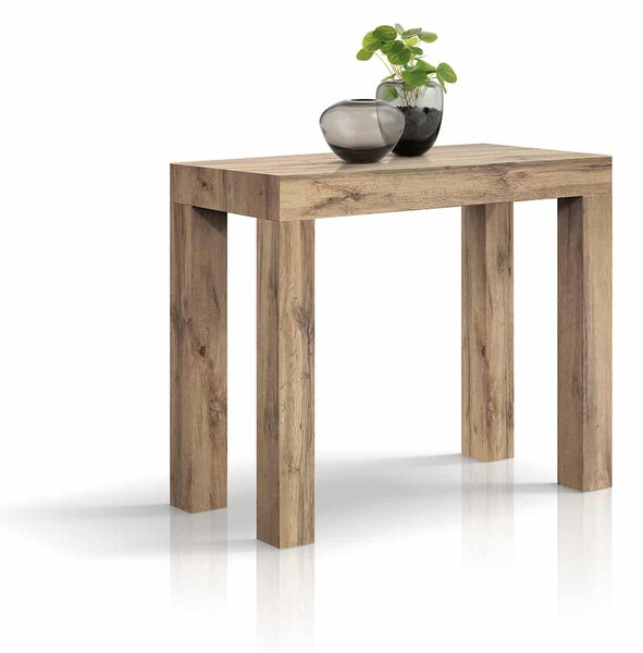 Consola extensibila tip masa ADELLE - GRI CIMENT - 300 cm/90 cm /76 cm - 12