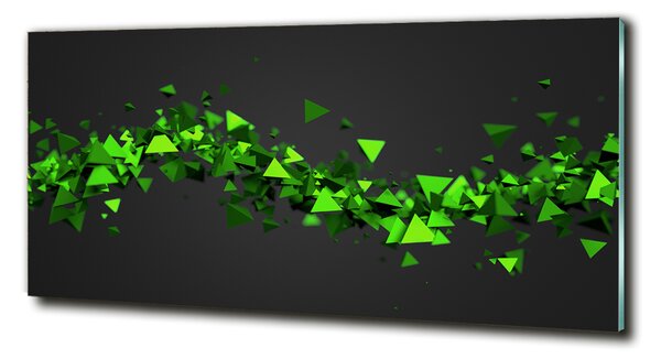 Fotografie imprimată pe sticlă val geometric