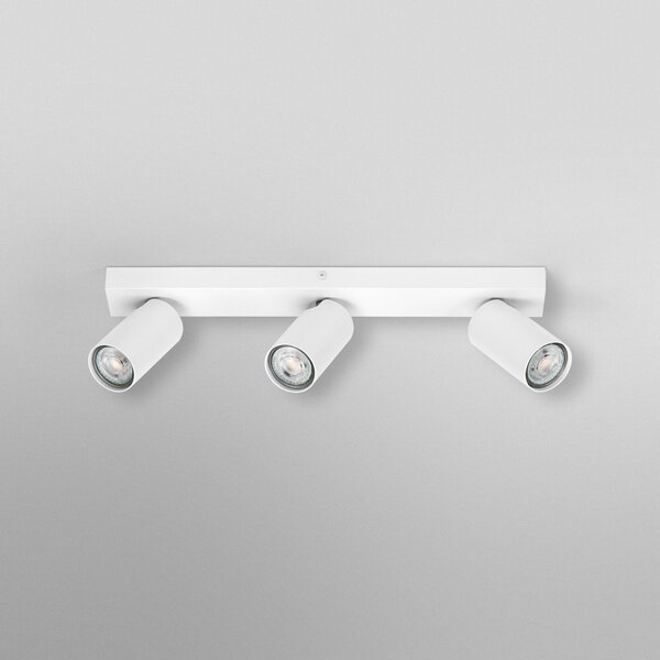 OSRAM Spot de tavan OCTAGON, alb, 3 becuri, GU10-LED 927 dimabil, reglabil, Alb, Camera de zi / sufragerie, Metal, Modern