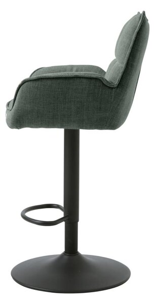 Scaun de bar pivotant Marilla, verde