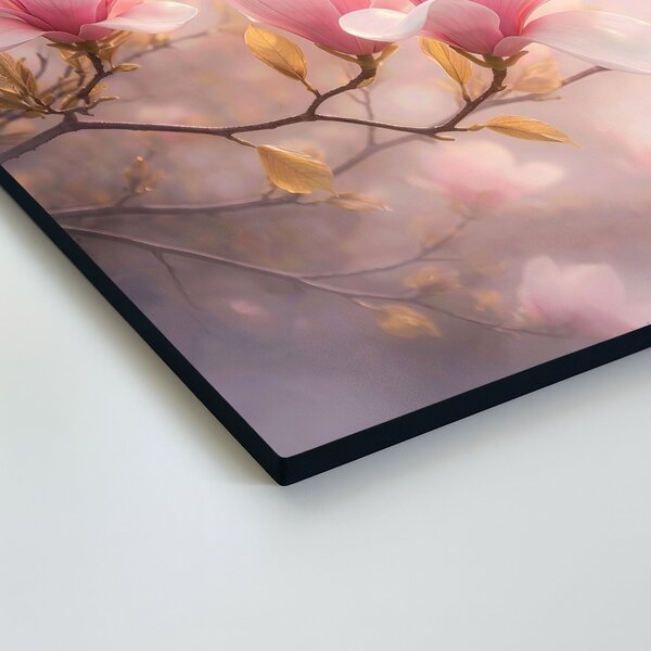 DUBLEZ | Tablou romantic de perete cu magnolii | Imprimare UV premium