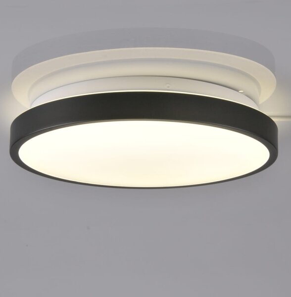 Plafonieră LED KERN LED/15W/230V negru
