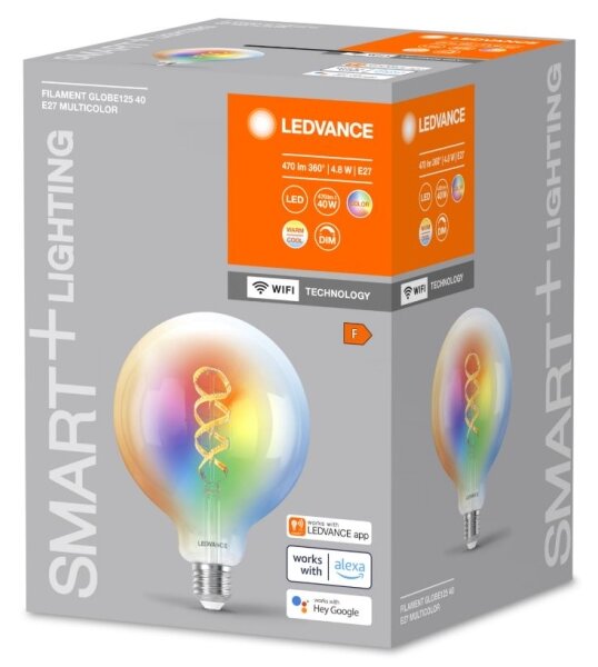 Bec LED RGBW dimabil Ledvance SMART+ E27/4,8W/230V 2700-6500K Wi-Fi