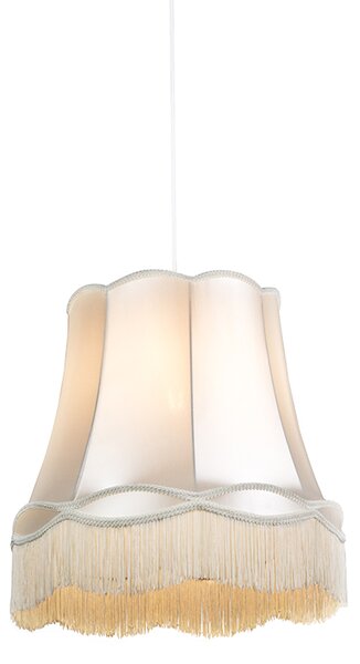 Lampă suspendată retro crem 45 cm - Granny