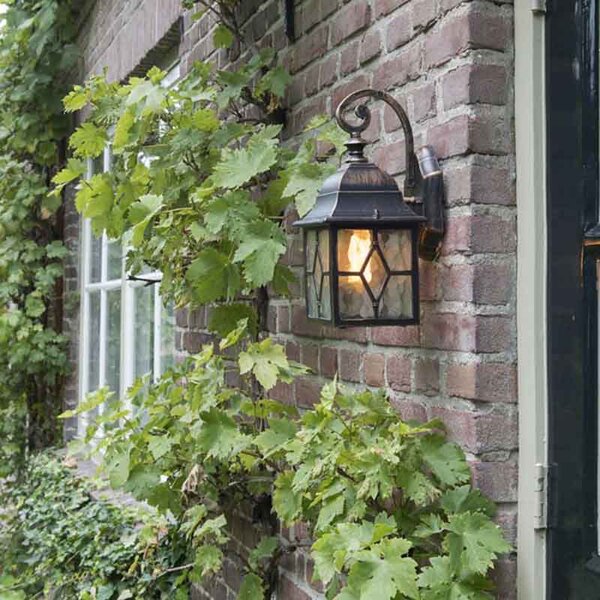 Lampă de perete exterioară romantică bronz - Londra