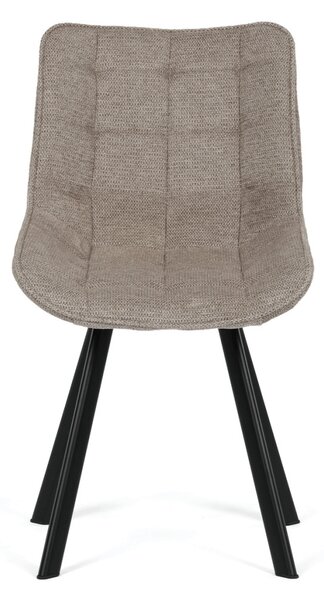 Jídelní židle, béžová, látka, HC-V3068 CAP2
