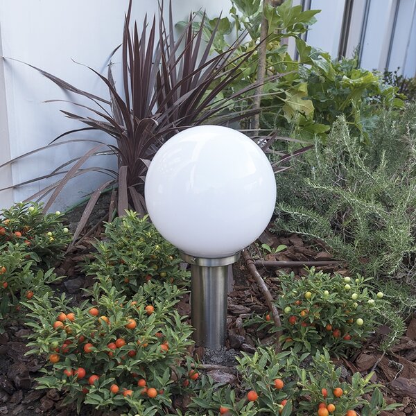 Lampă de stradă modernă din oțel inoxidabil 50 cm - Sfera