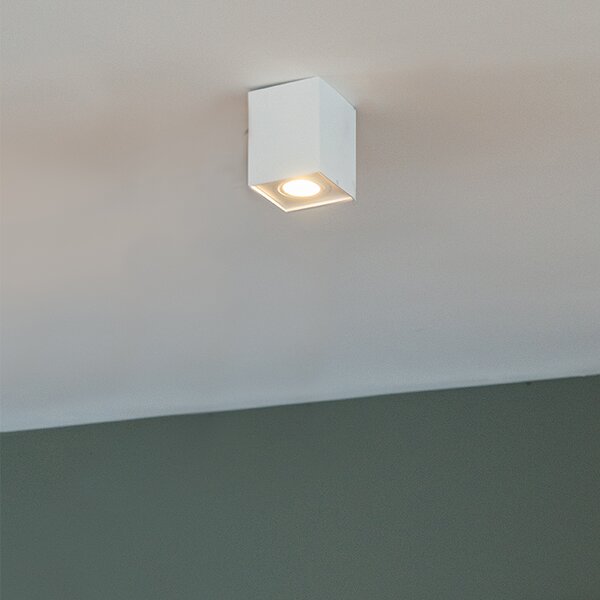 Spot de perete alb reglabil - Quadro 1 Up